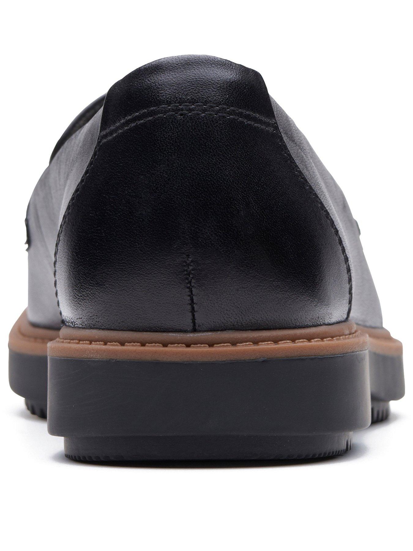 clarks wide fit loafers