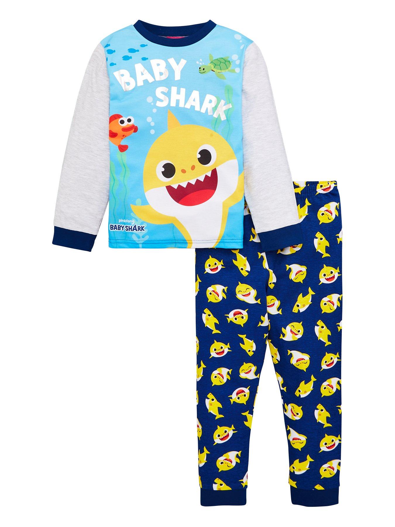 baby shark boys pajamas