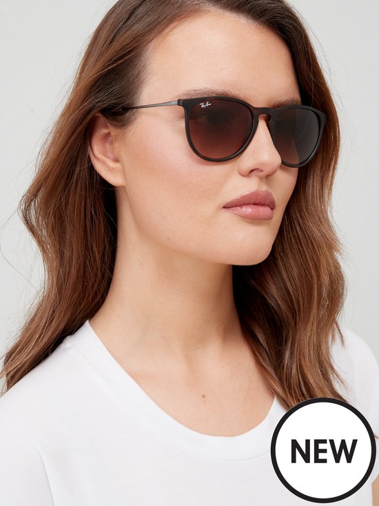 front image of ray-ban-irregular-sunglasses--nbsphavana