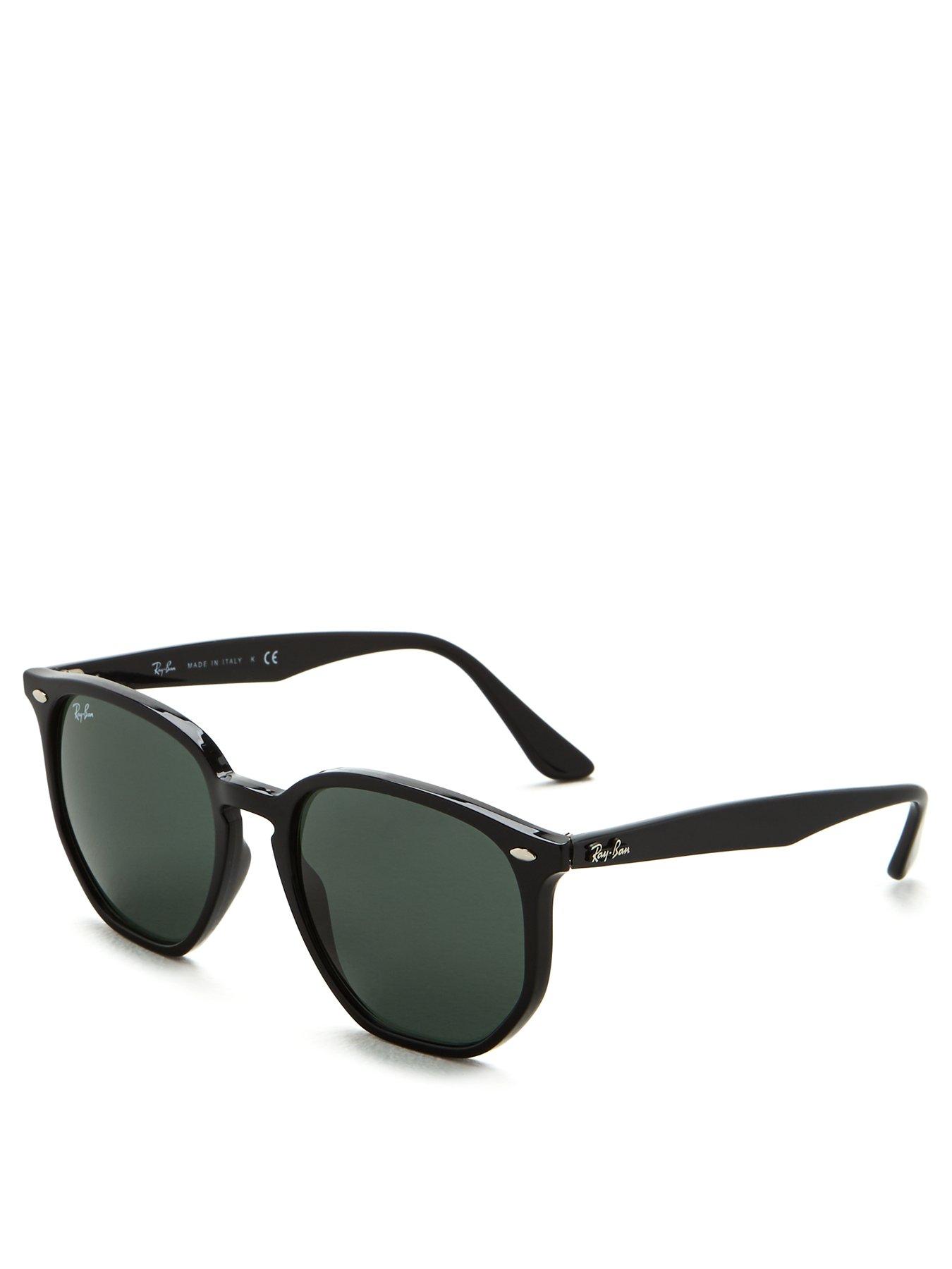Image 1 of 4 of Ray-Ban Dark Frame Sunglasses - Black/Green