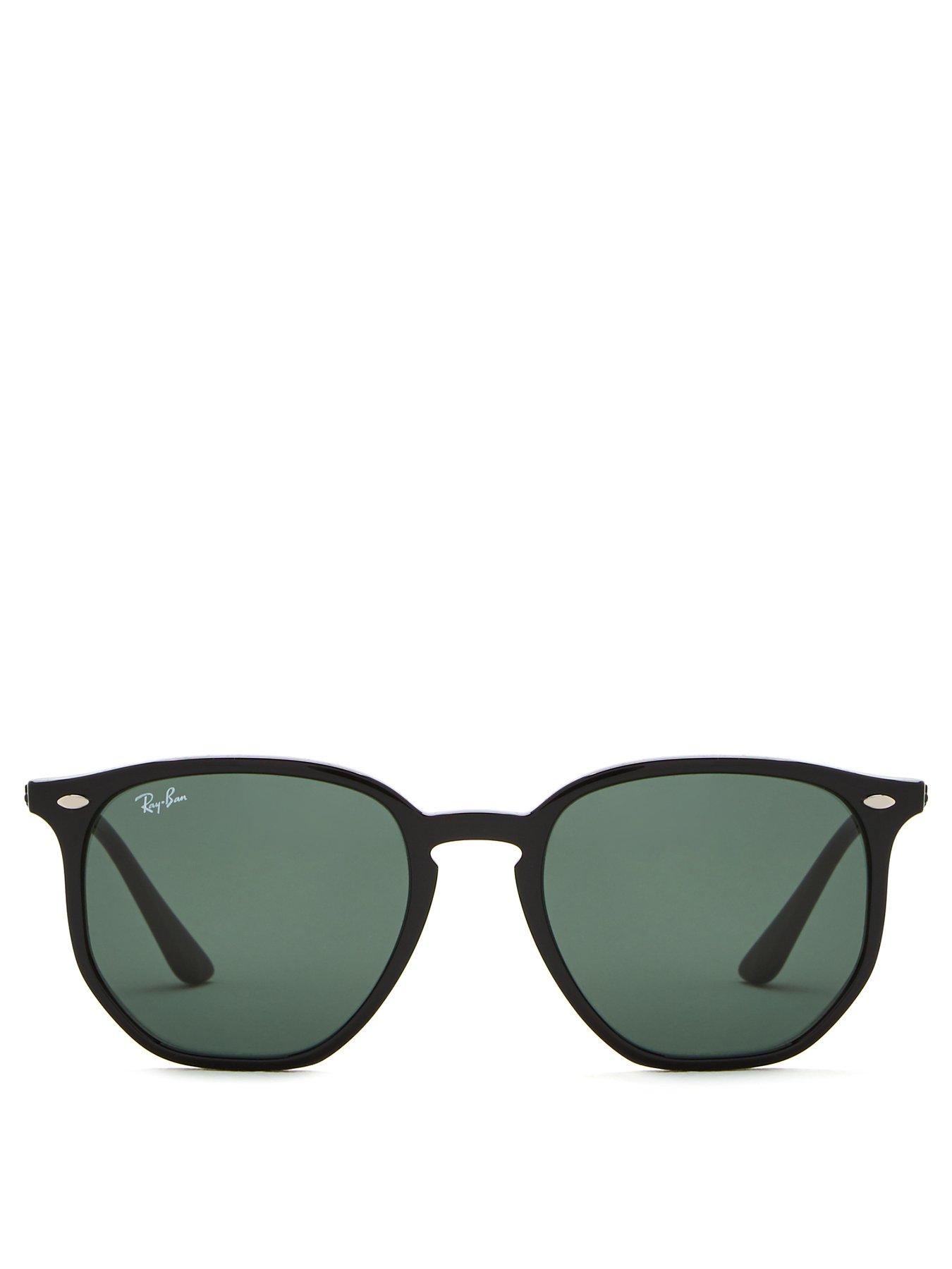 Image 3 of 4 of Ray-Ban Dark Frame Sunglasses - Black/Green
