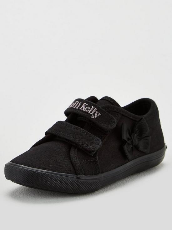 front image of lelli-kelly-lily-trainers-black