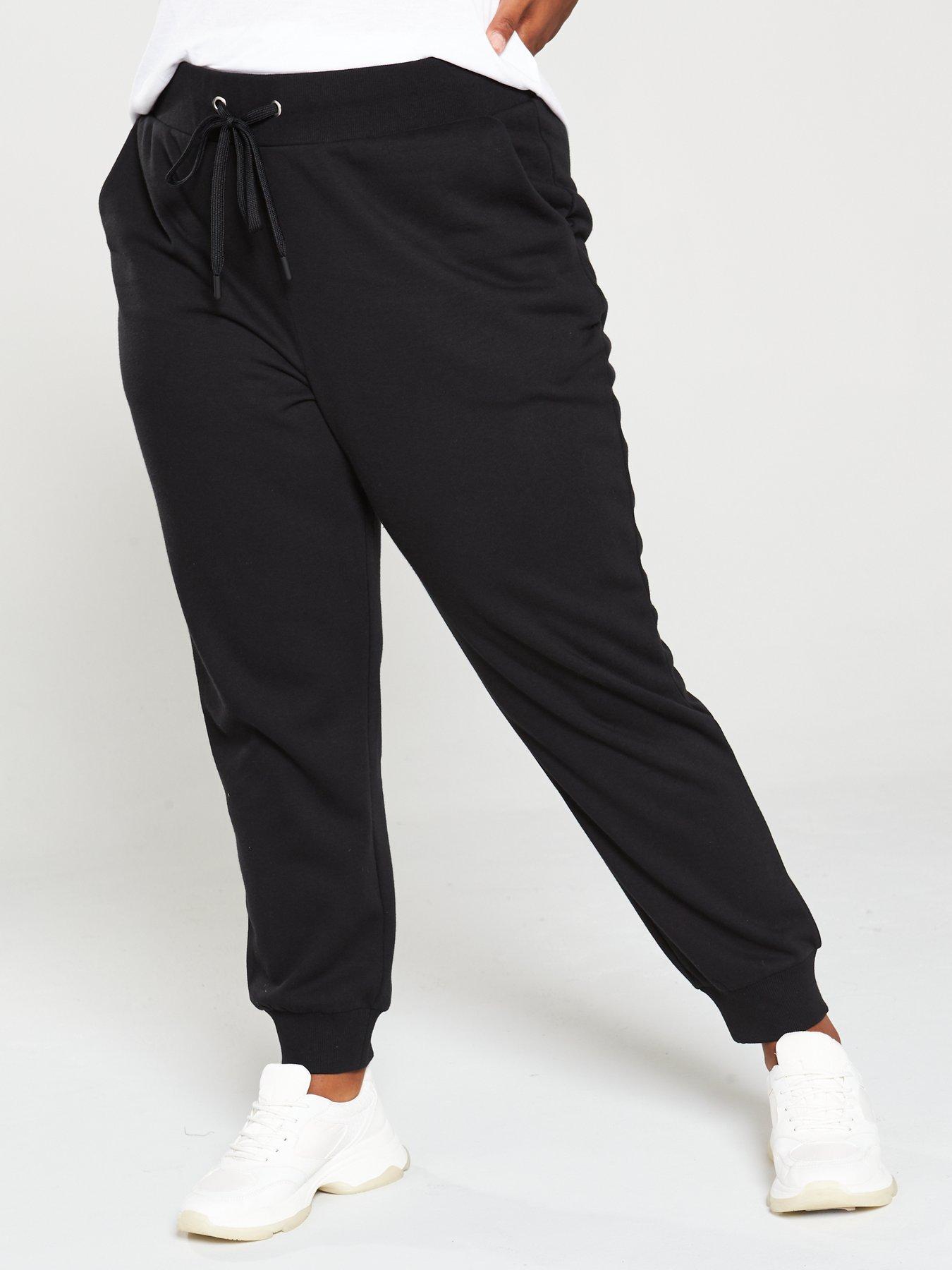 black skinny joggers womens