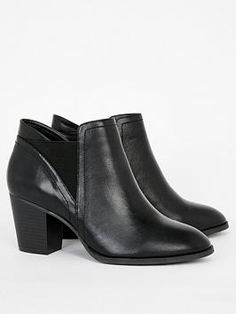 Evans Evans Extra Wide Fit Astro Ankle Boot - Black Picture