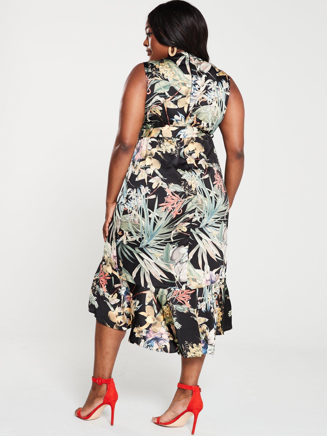 ax paris curve wrap dress