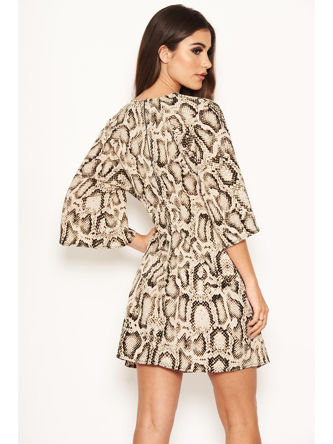 ax paris snake print dress