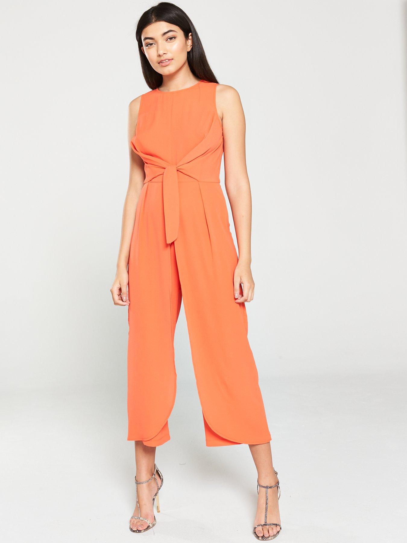 ax paris orange jumpsuit