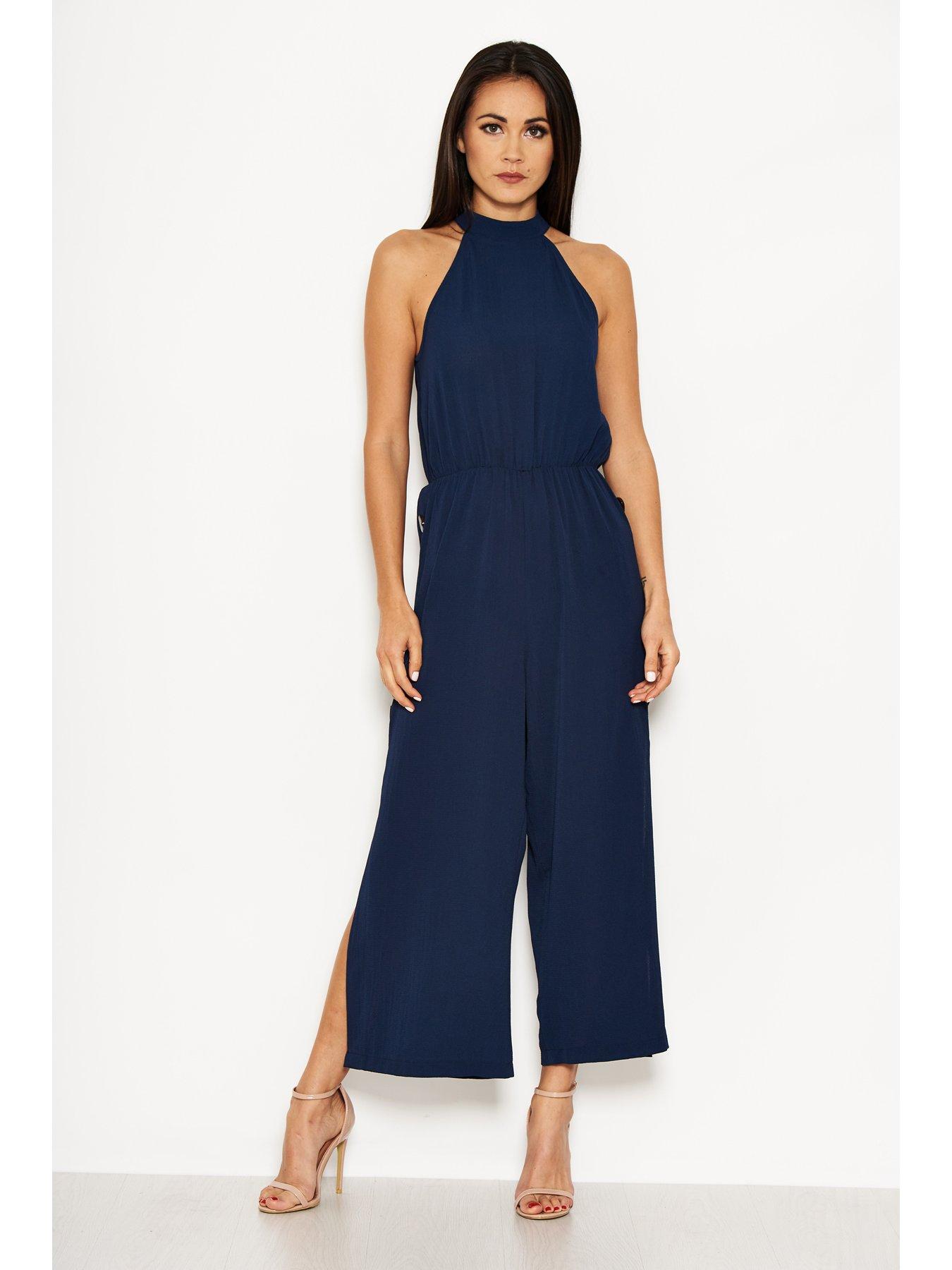 ax paris navy jumpsuit