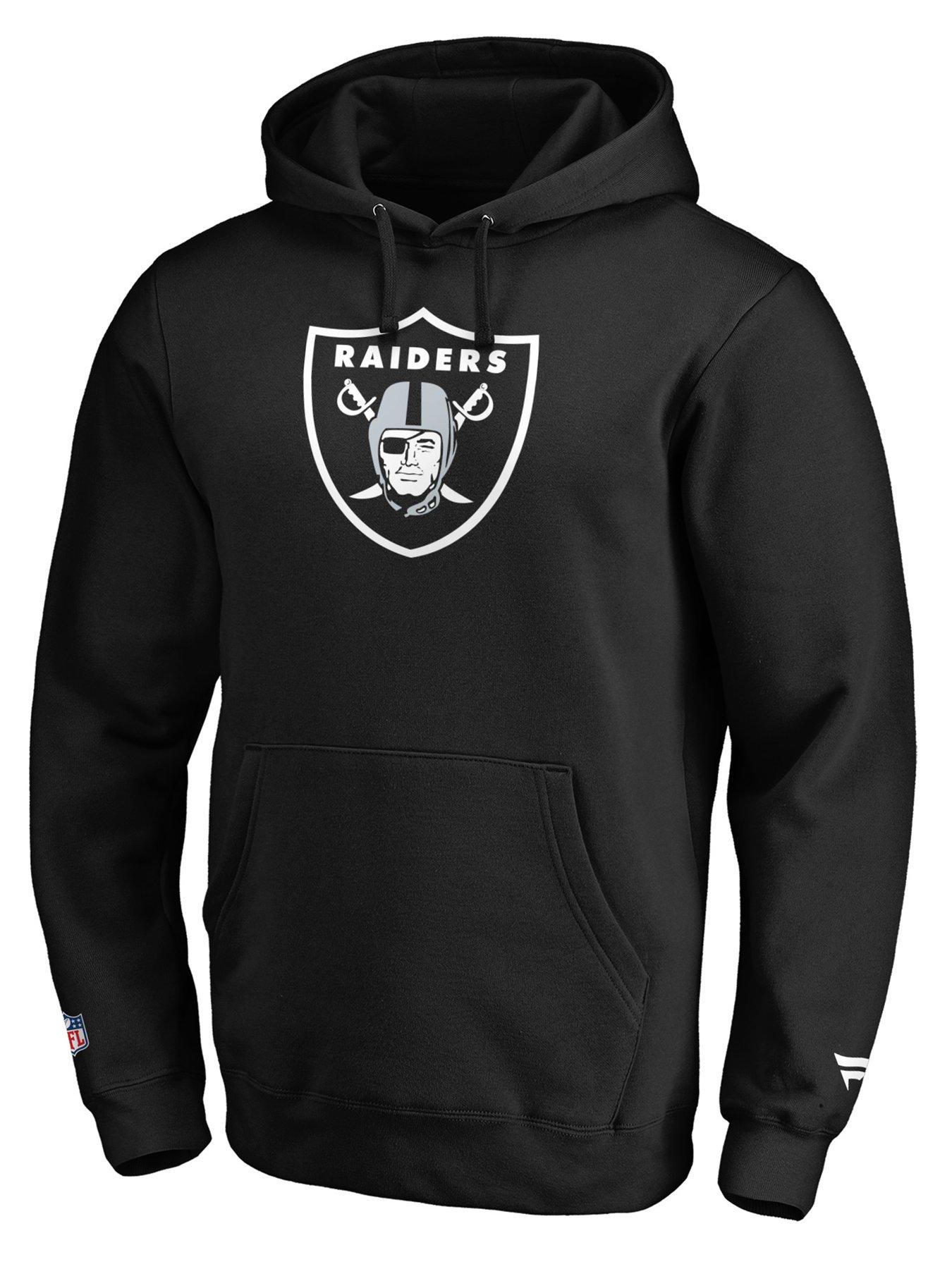 raiders white hoodie