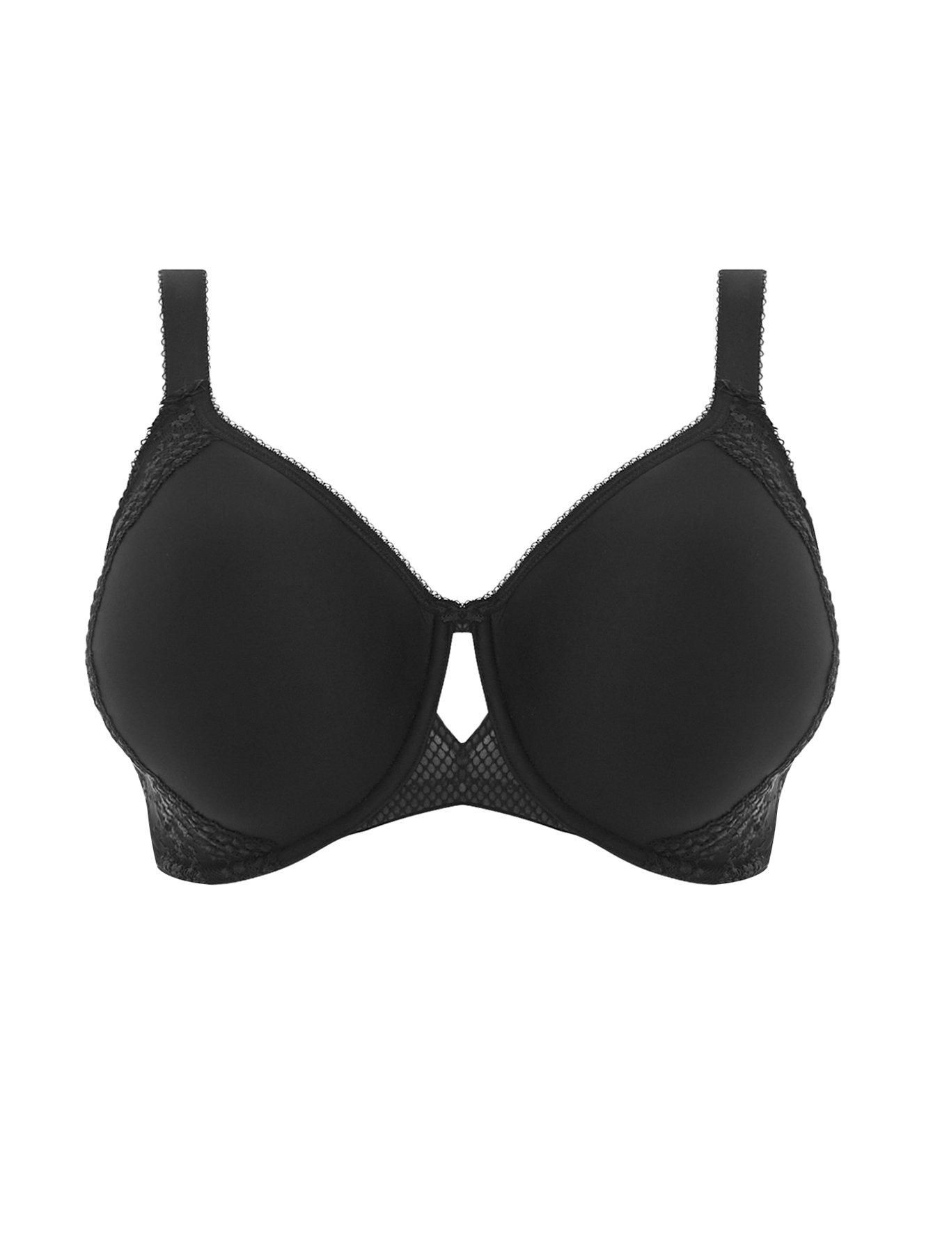 Image 3 of 3 of Elomi Charley Underwired Bandless Spacer Moulded Bra - Black