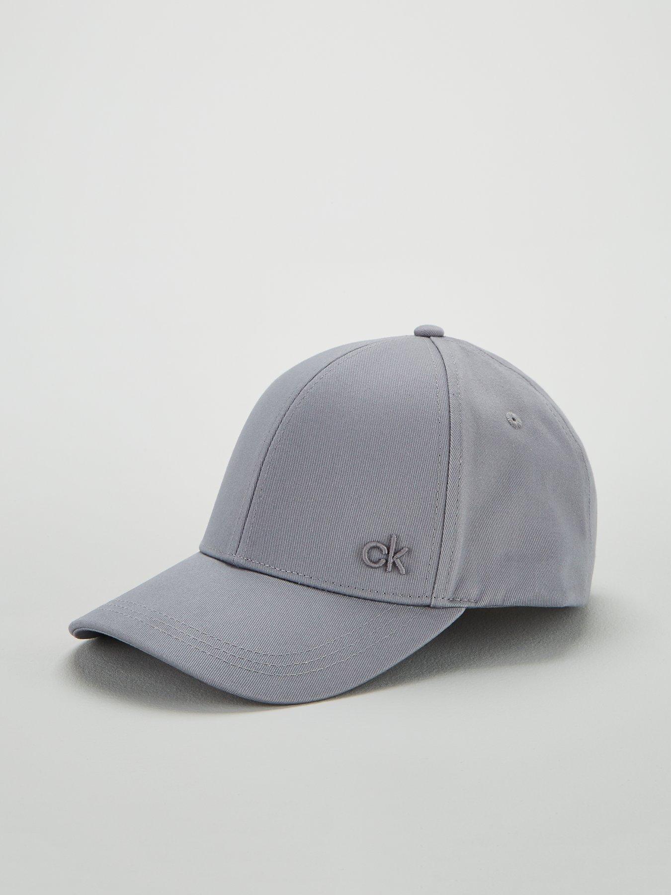 grey calvin klein cap