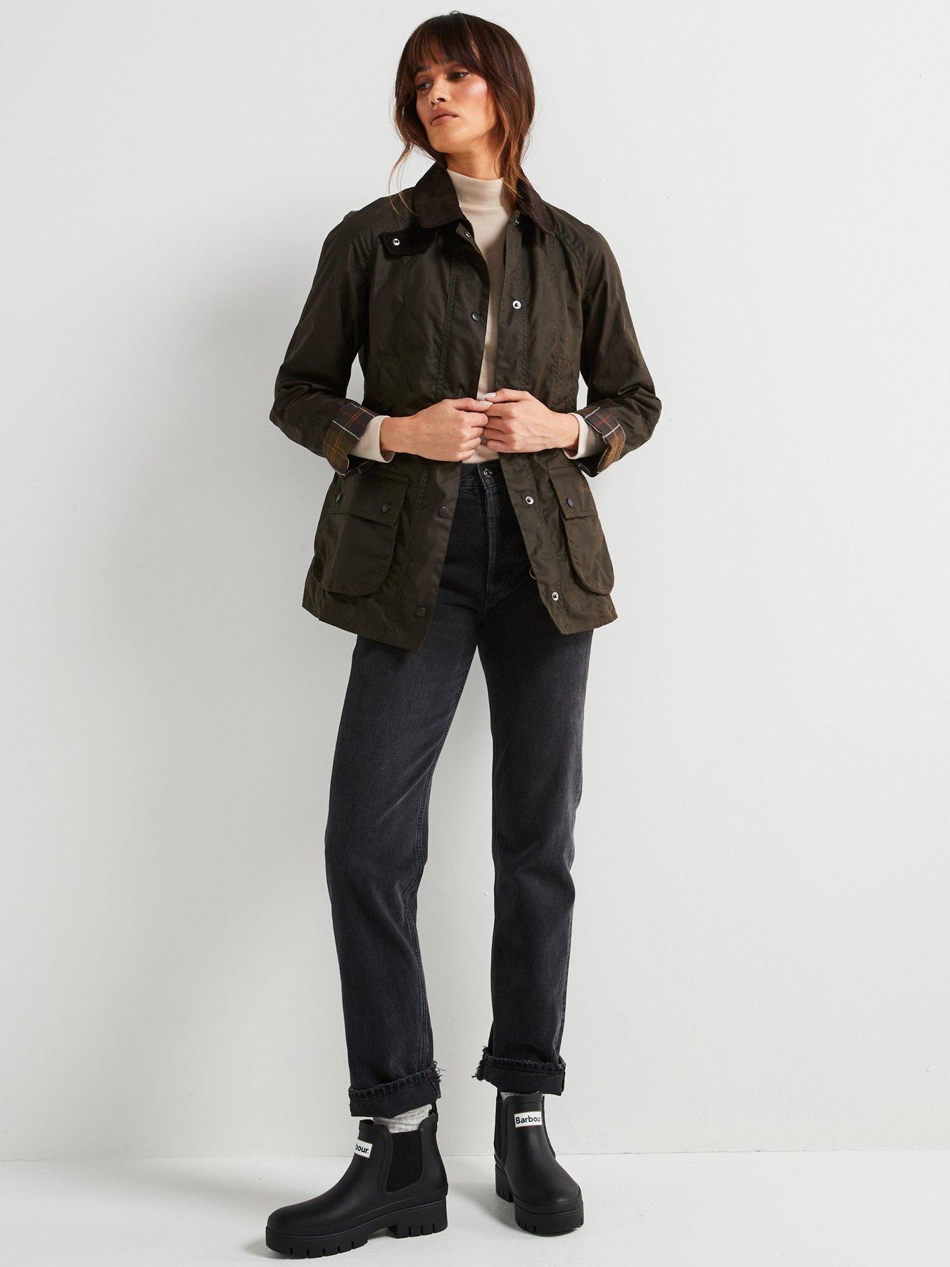  image of barbour-classic-beadnellreg-wax-jacket-olive