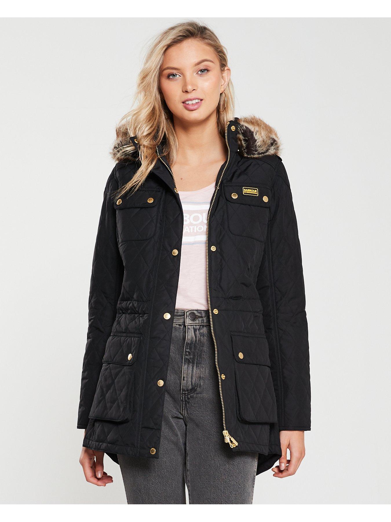 barbour enduro black