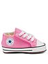  image of converse-chuck-taylor-all-star-ox-crib-girls-cribster-canvas-trainers--pinkwhite