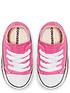  image of converse-chuck-taylor-all-star-ox-crib-girls-cribster-canvas-trainers--pinkwhite