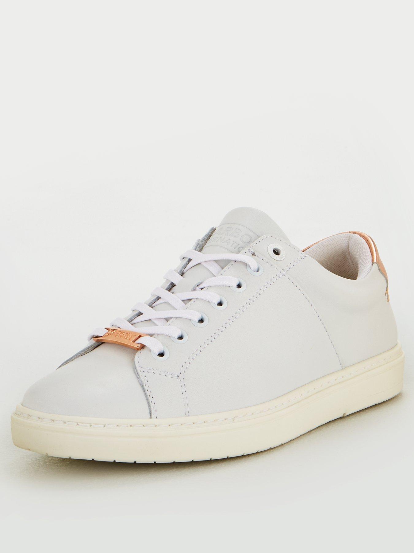 barbour white trainers