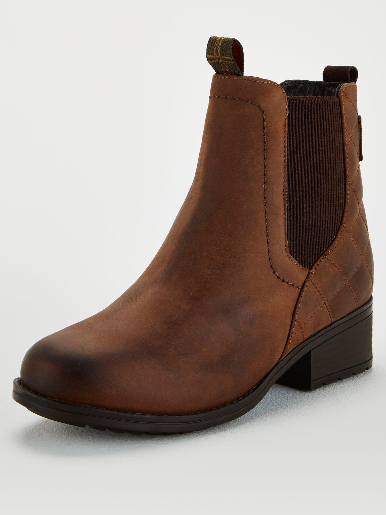 barbour rimini chelsea boot dark brown