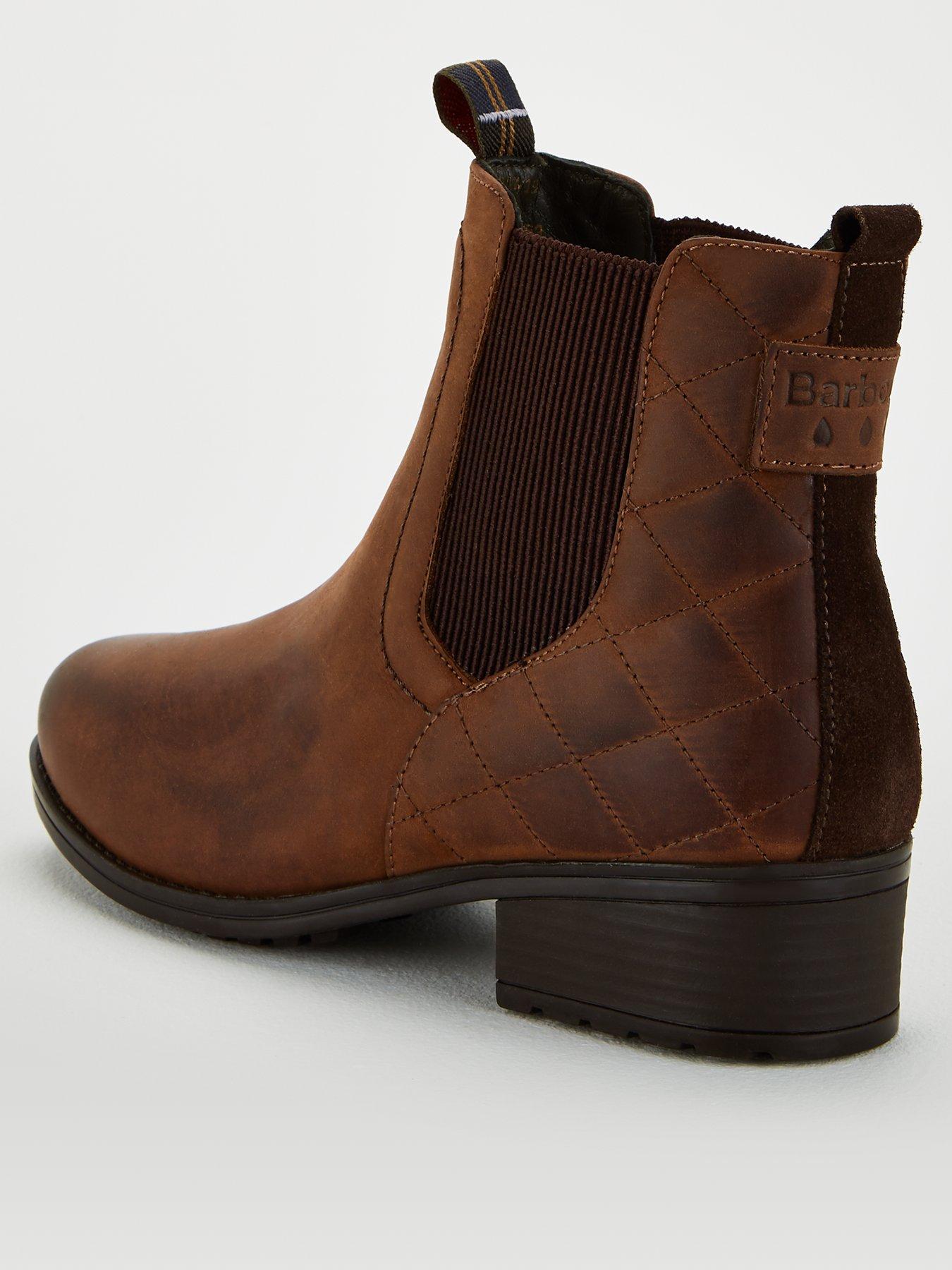 barbour rimini chelsea boot dark brown