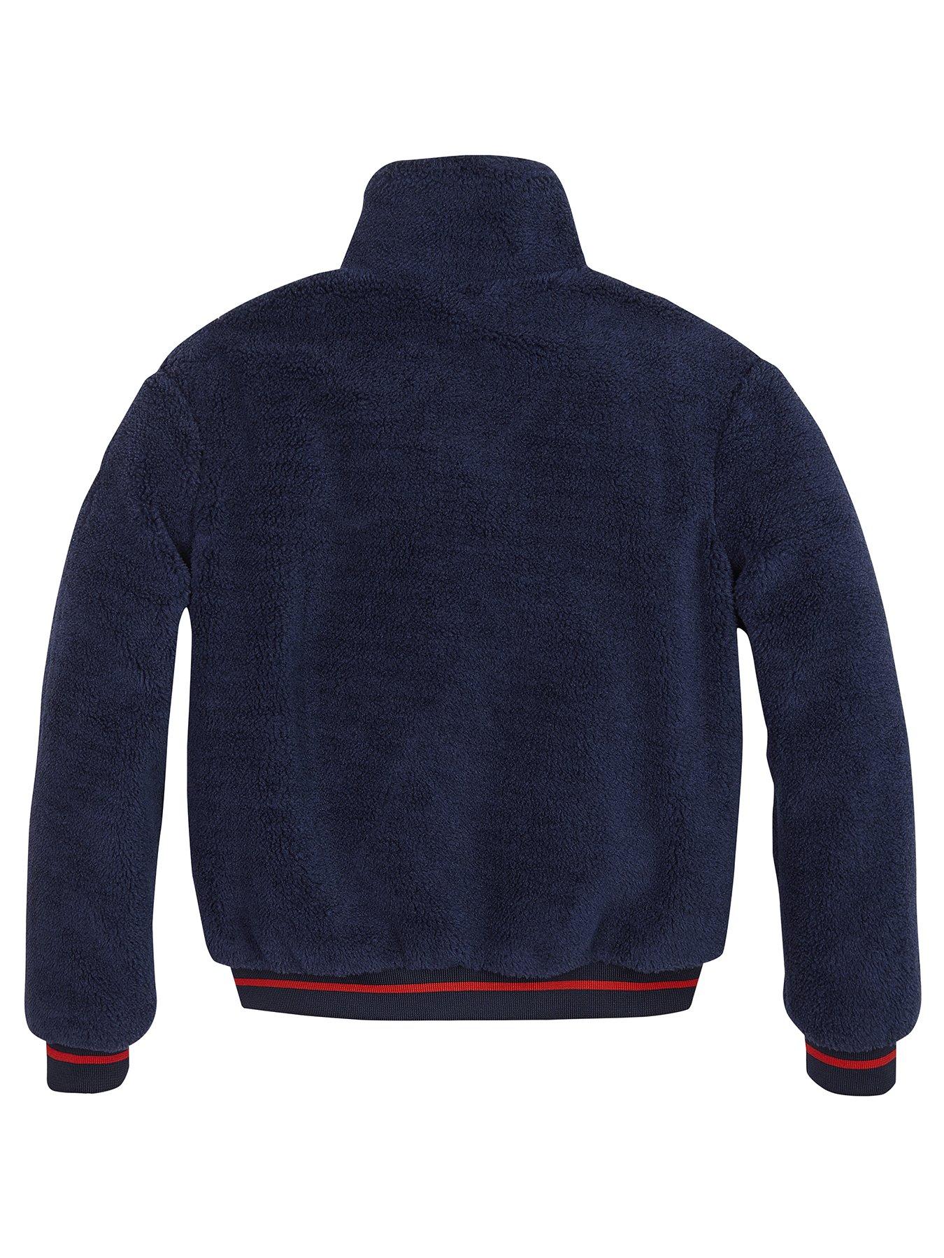 tommy jeans teddy bomber jacket