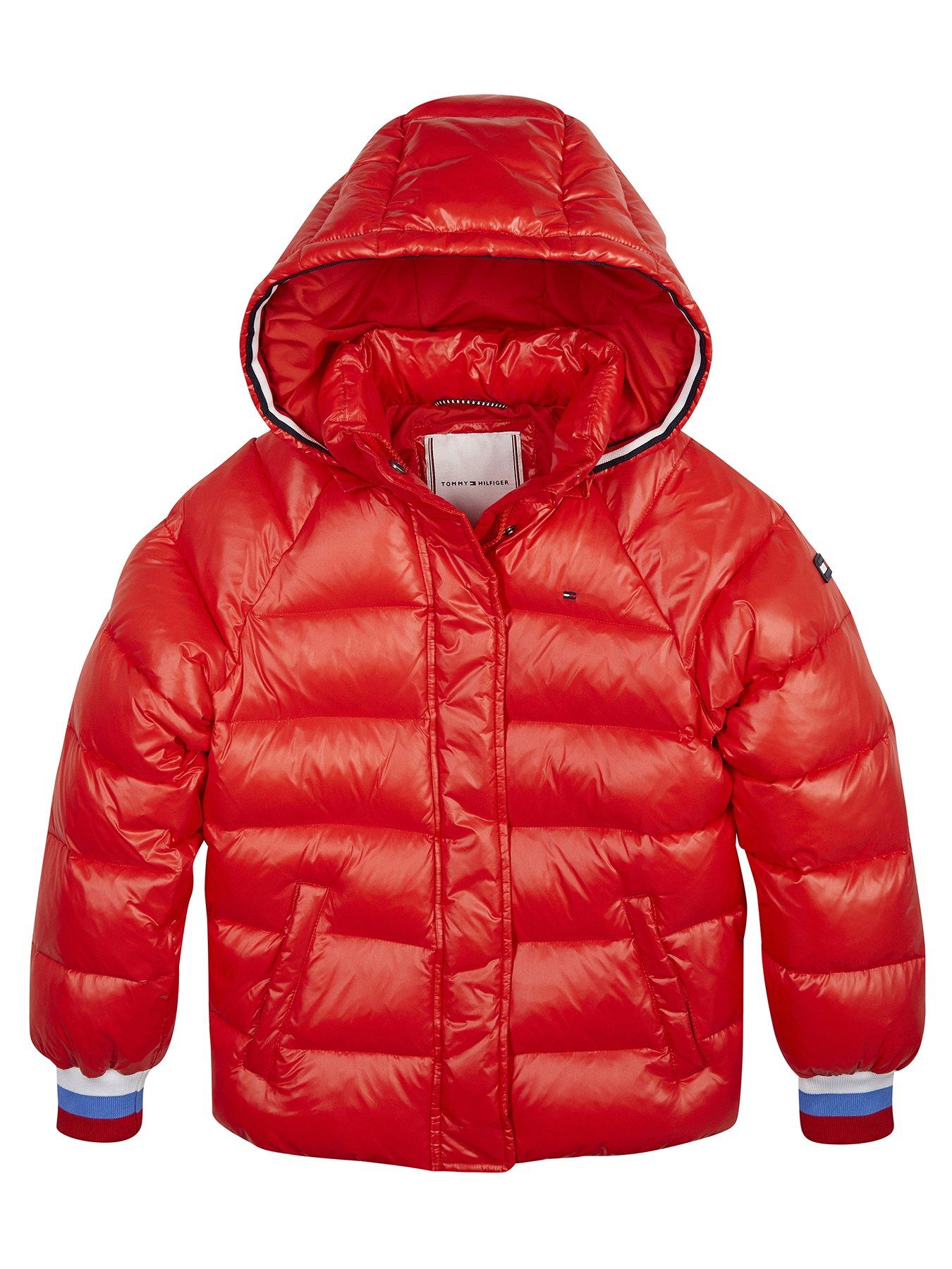 tommy hilfiger high gloss coat