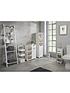  image of lloyd-pascal-burford-ready-assembled-painted-side-by-side-bathroom-storage-unit-white