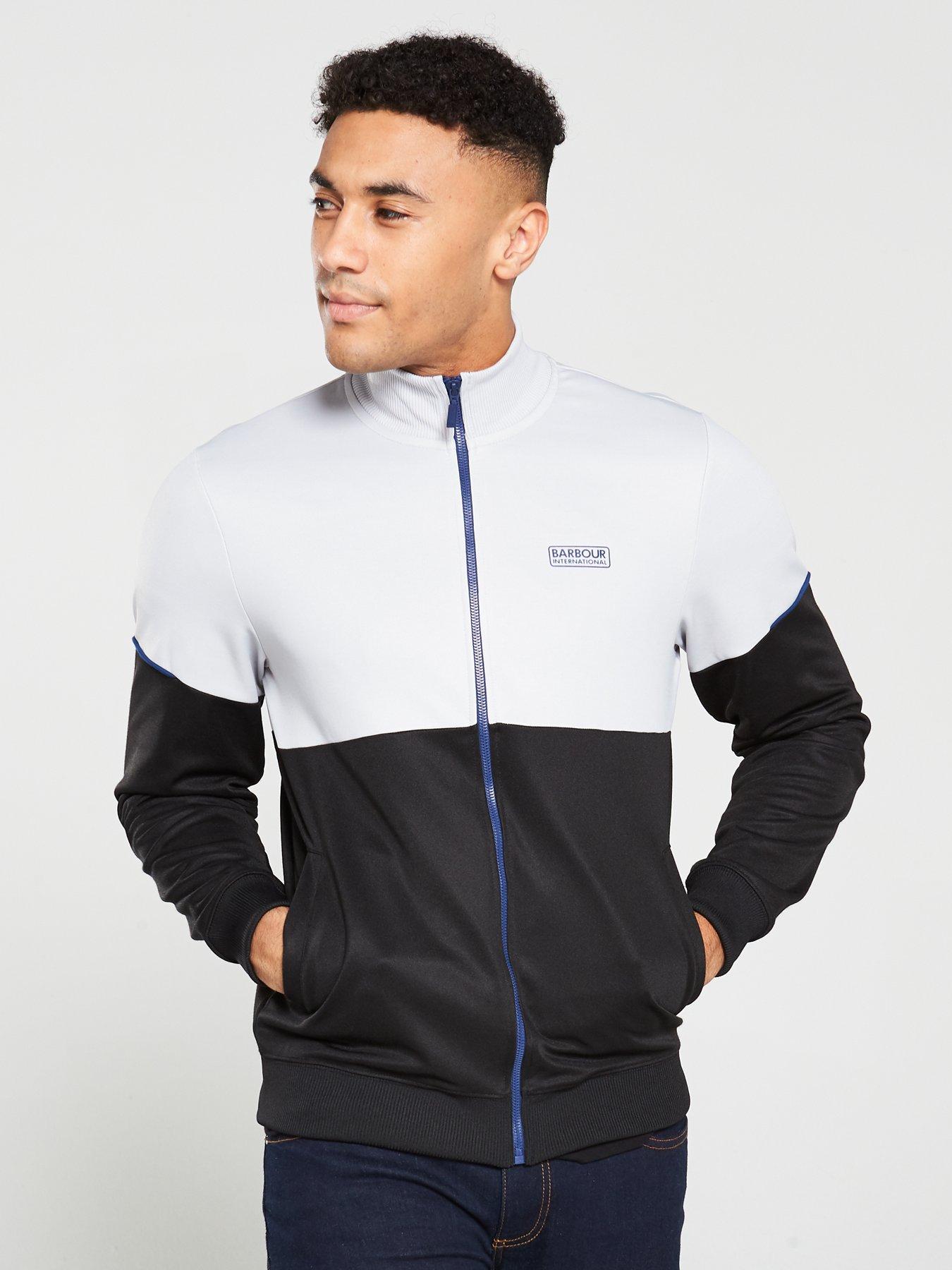 barbour international track jacket