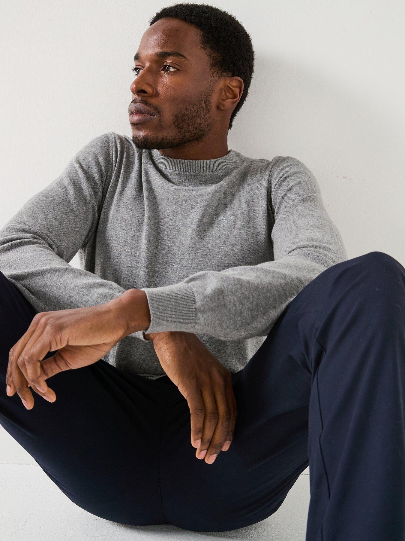 Image 5 of 6 of Barbour Crew Neck Knitted jumper - Grey
