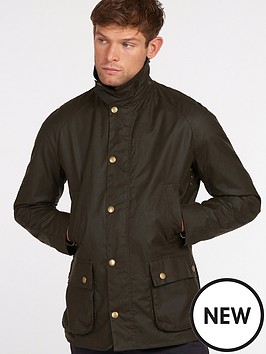 barbour-ashby-wax-jacket-olive-green