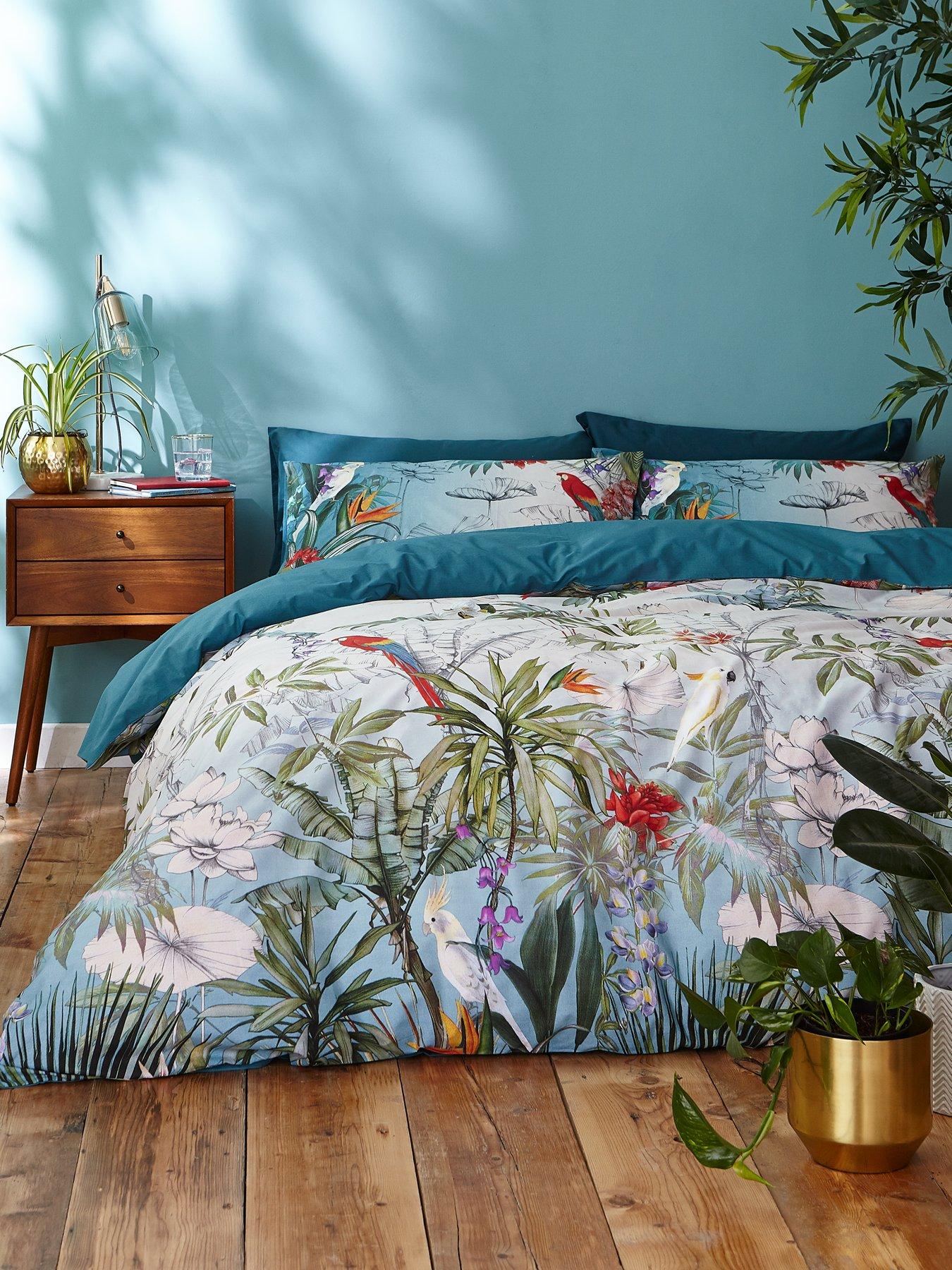 Accessorize Paradise 100 Cotton Duvet Cover Set Littlewoods Com