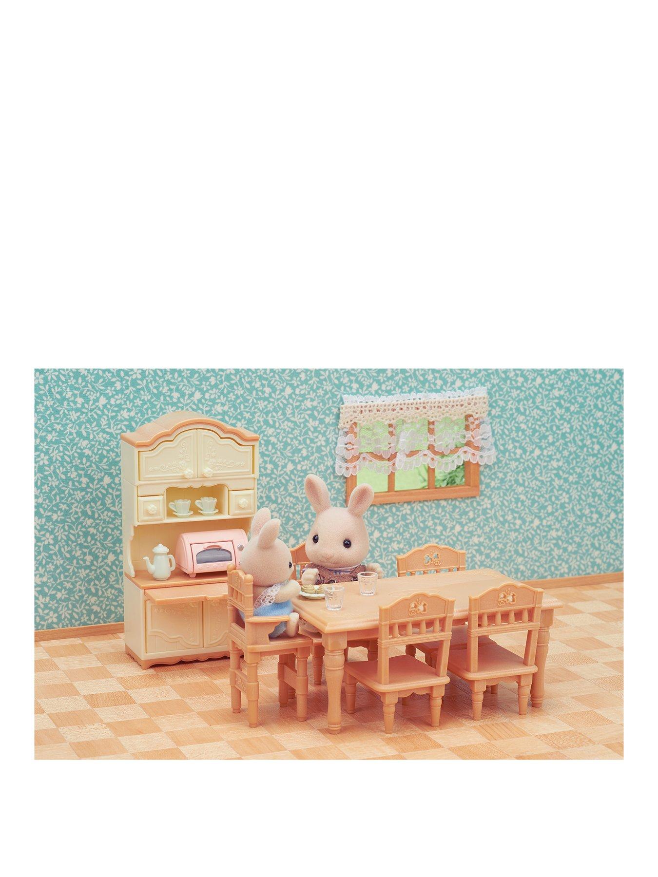 sylvanian families dining table set