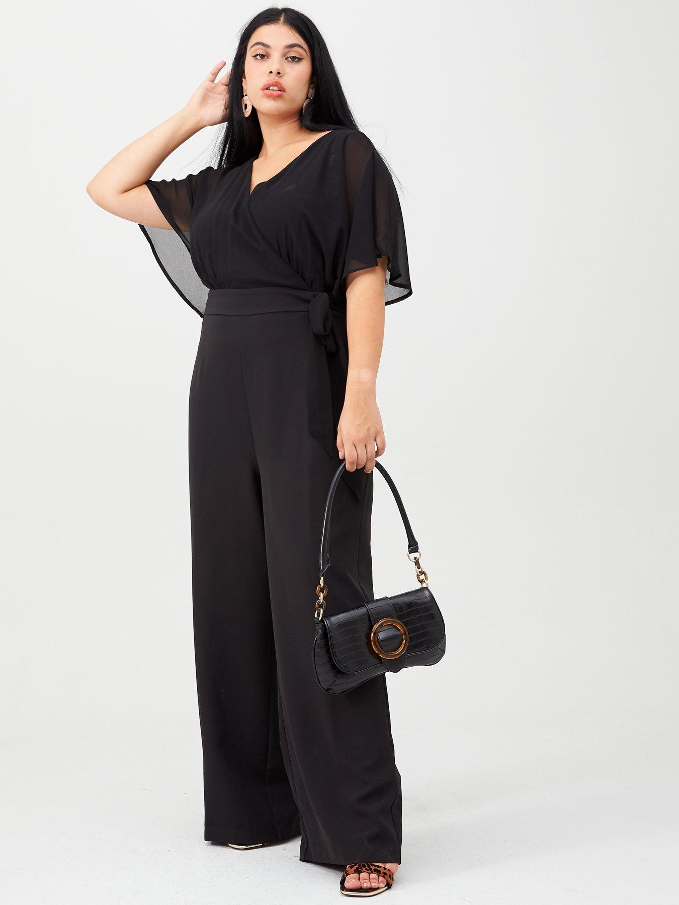 very black jumpsuit