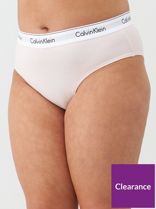front image of calvin-klein-modern-cotton-plus-hipster-pink