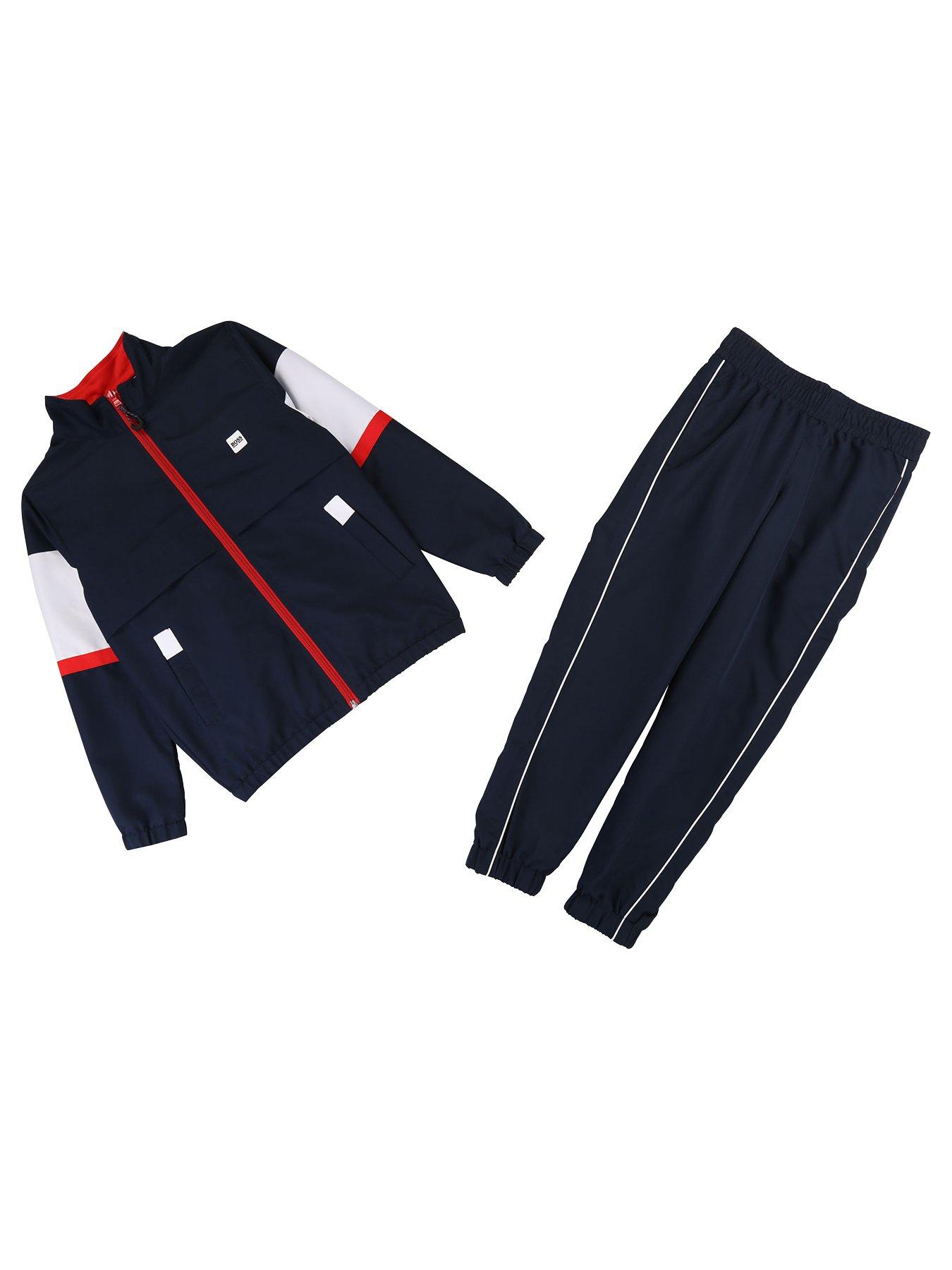 nike season colourblock poly tracksuit