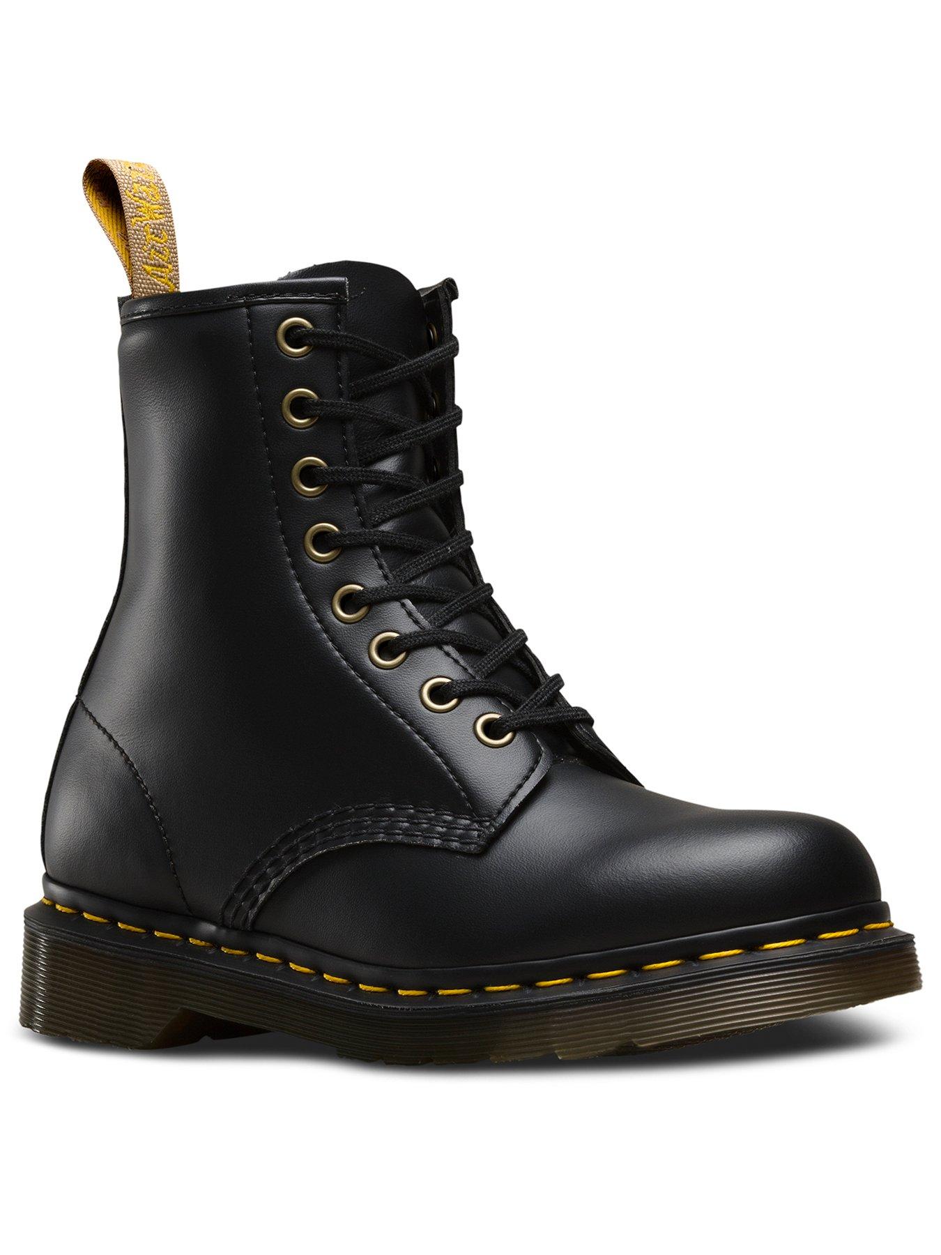 doc martens black boots womens