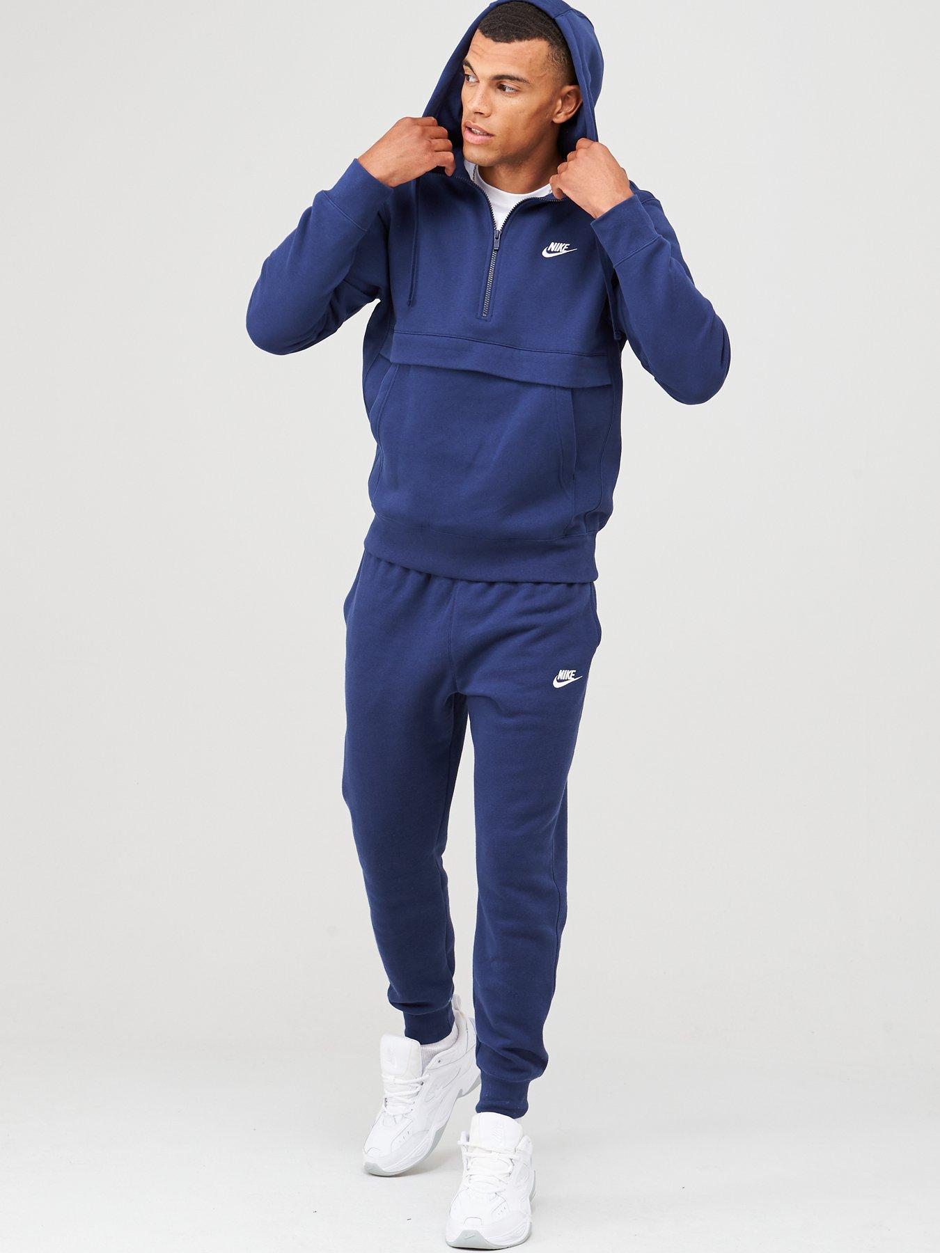 Nike club hotsell fleece tracksuit