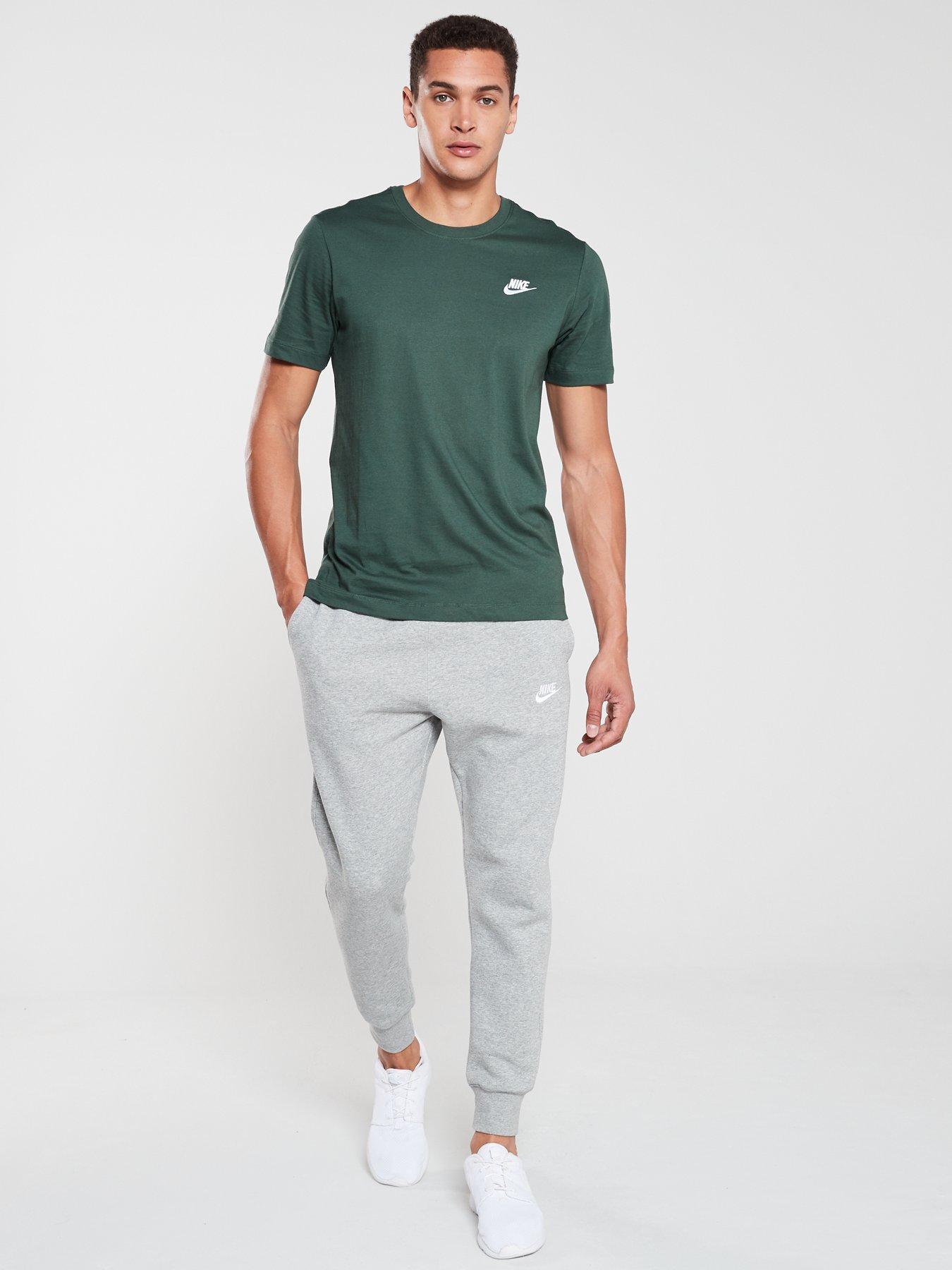 Nike Club Fleece Cuffed Cargo Sweatpants In Khaki - Khaki-green