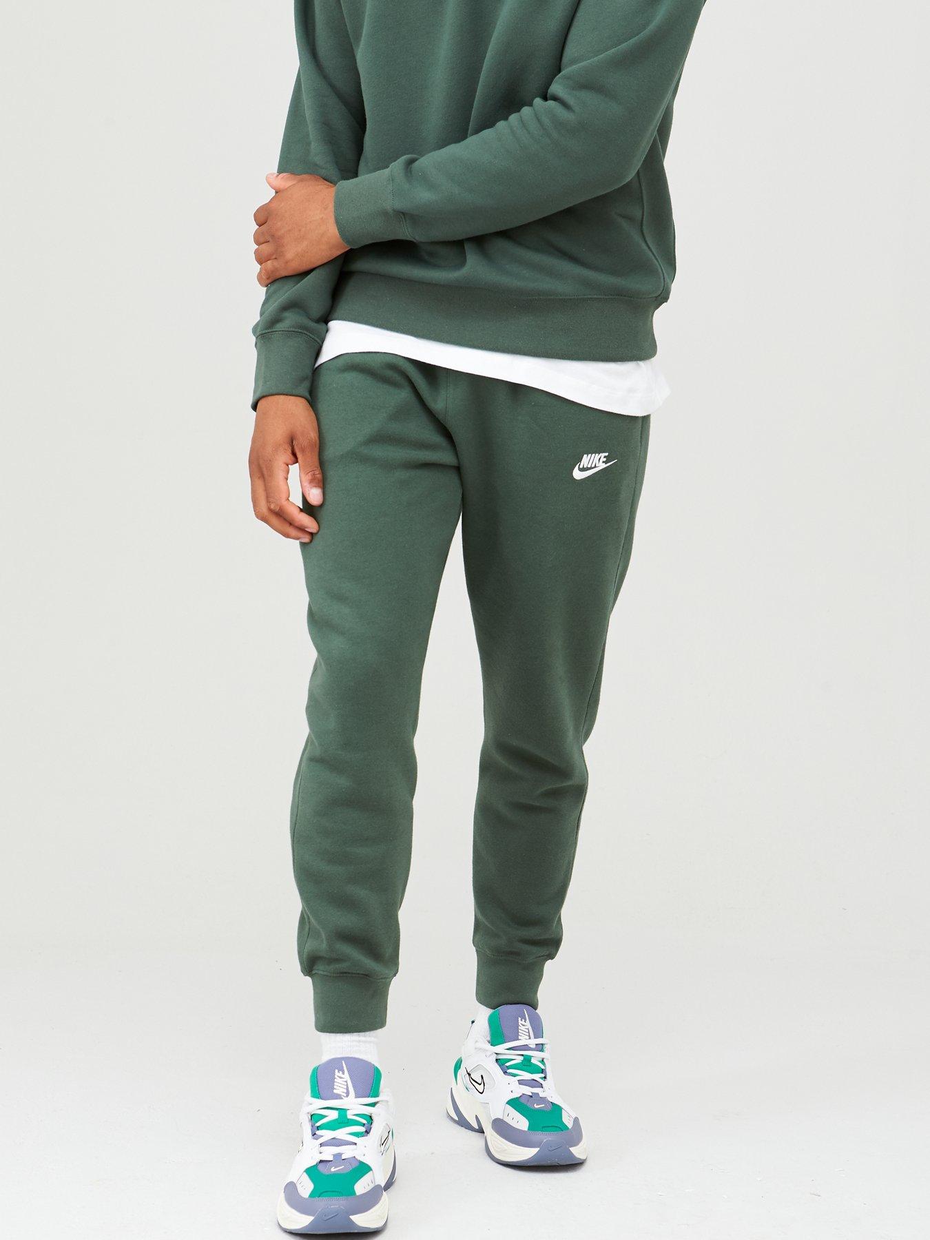 green nike joggers