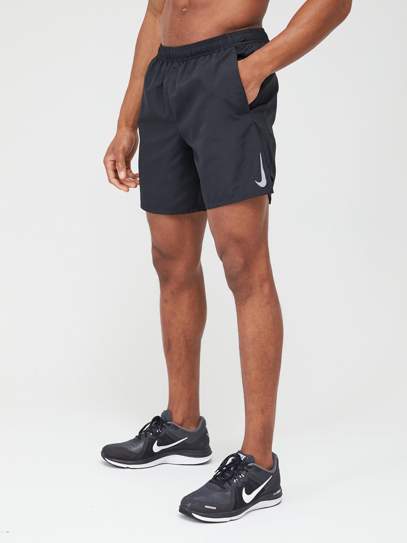 nike challenger shorts black