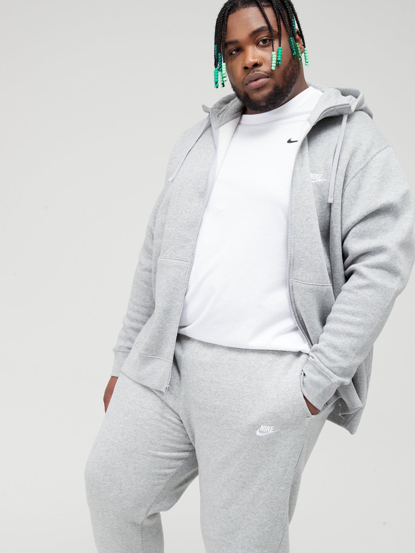 nike grey club fleece joggers