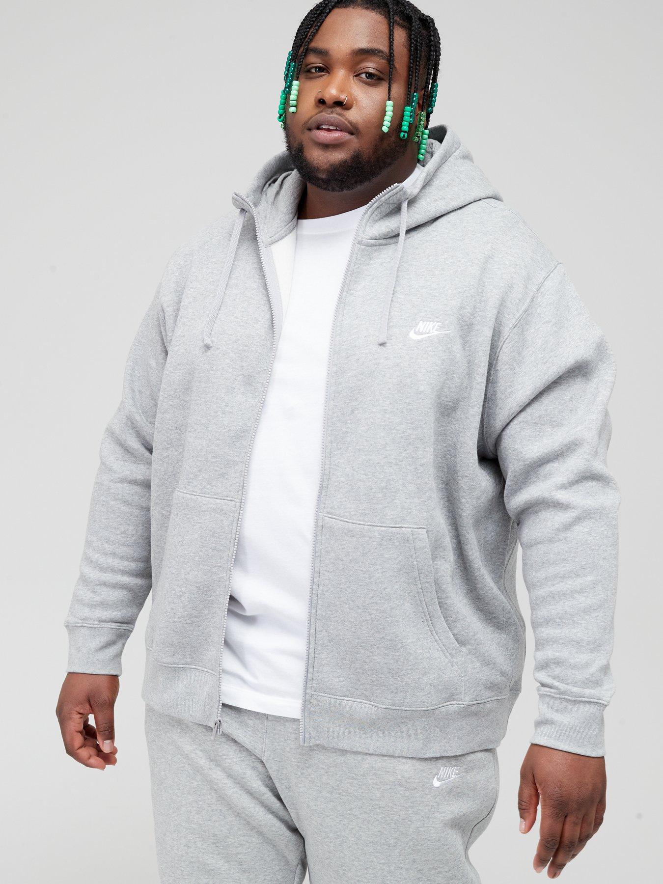 plus size full zip hoodie