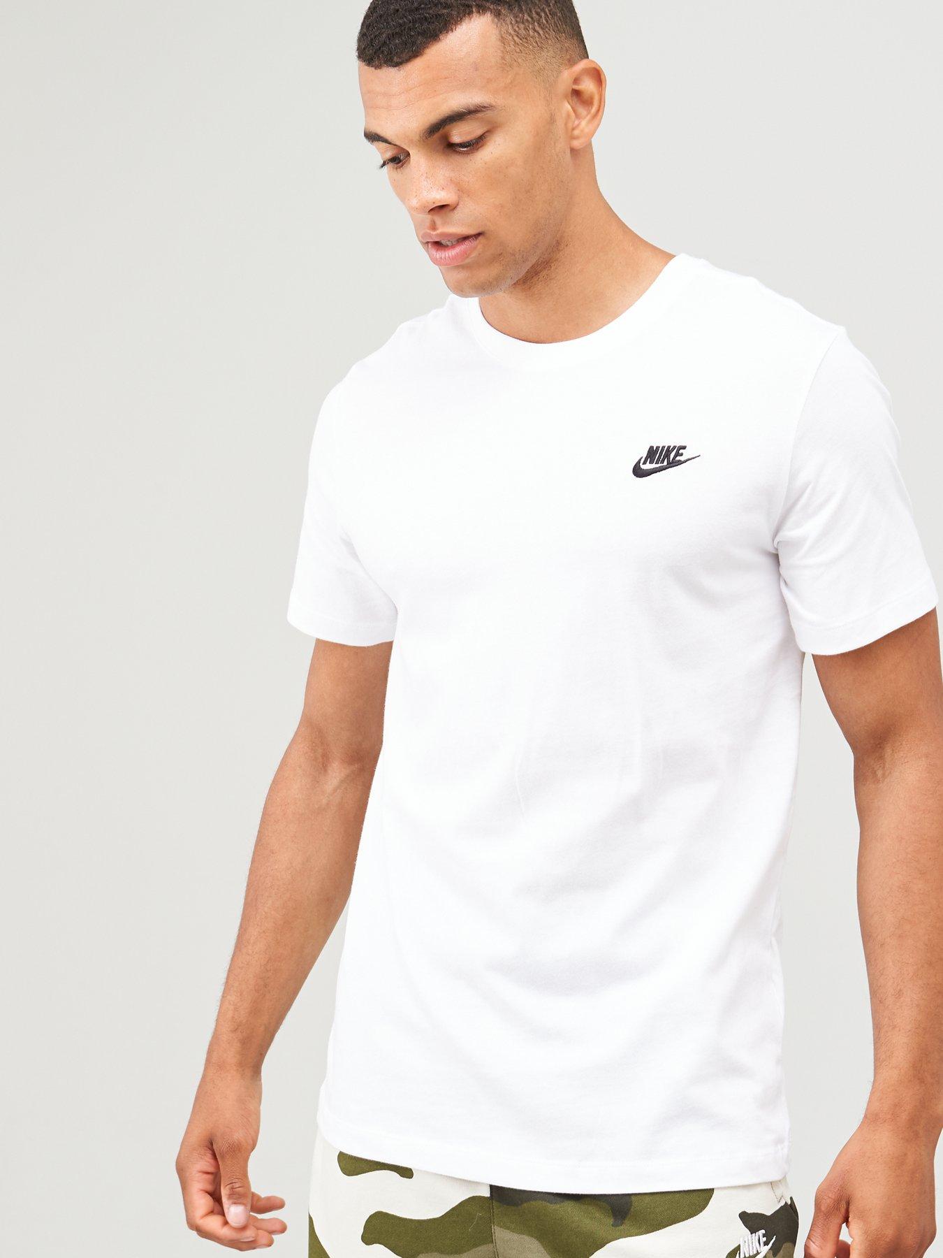 White nike hot sale tee shirt