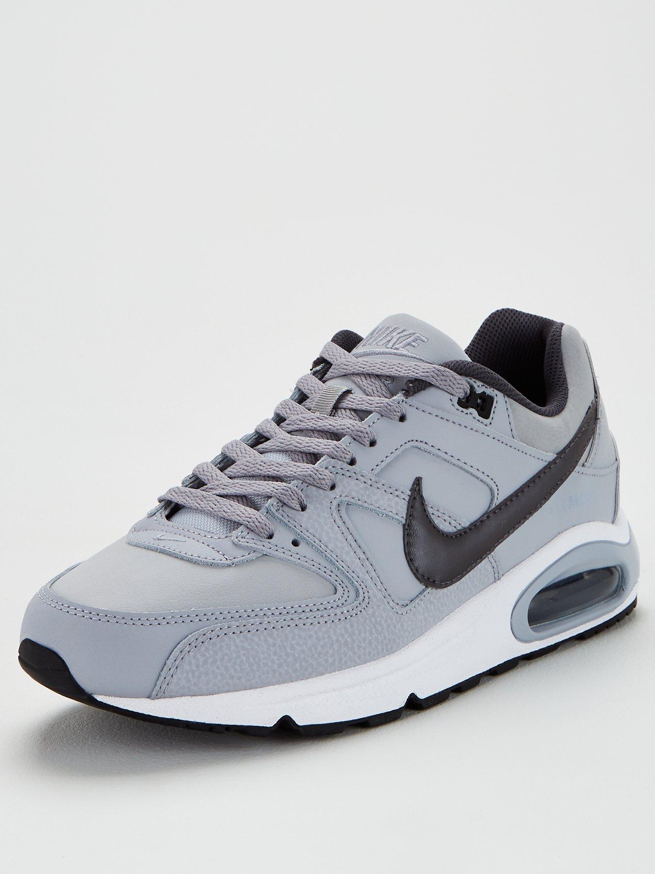 grey black nike trainers