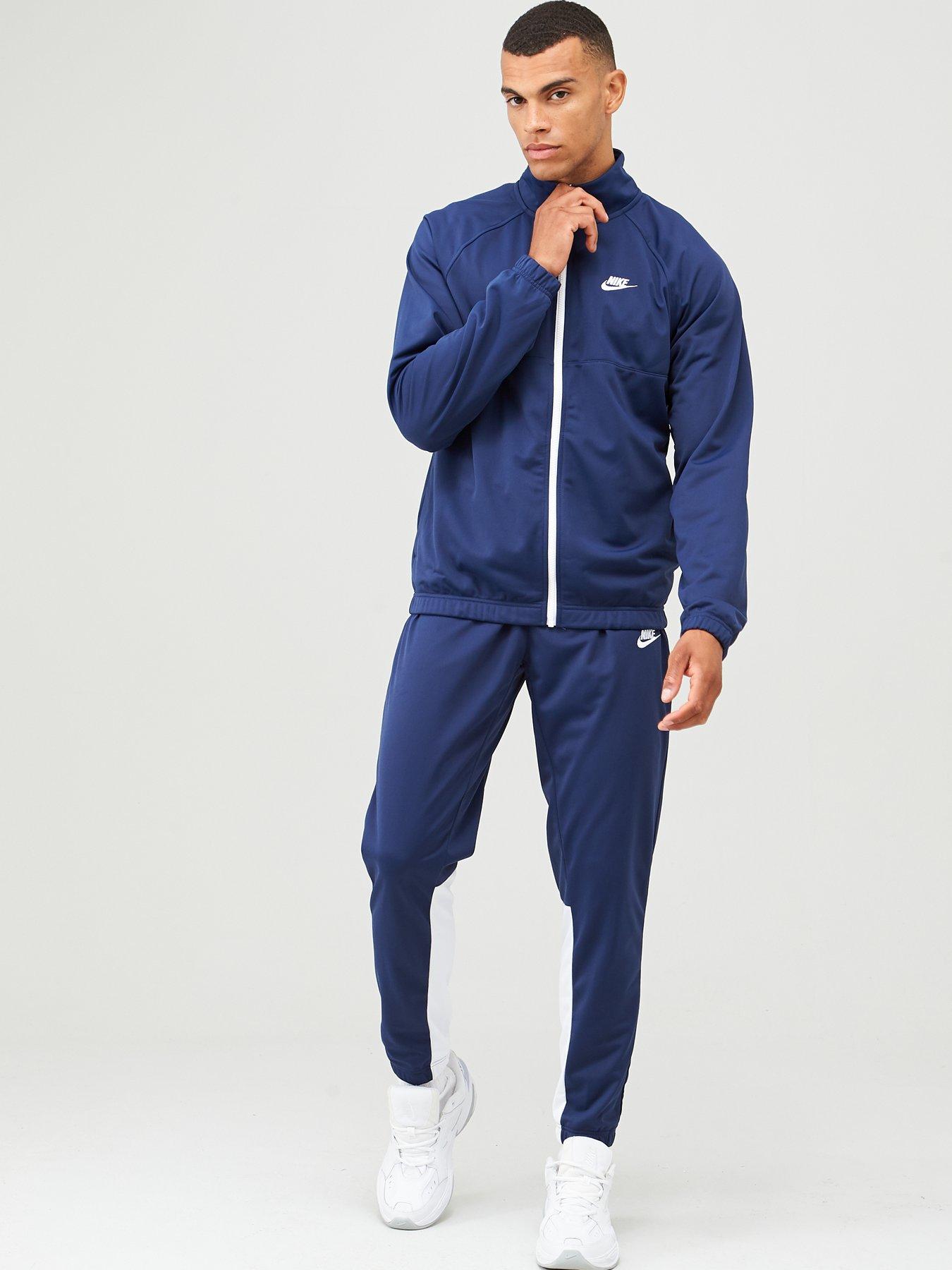 navy nike tracksuit