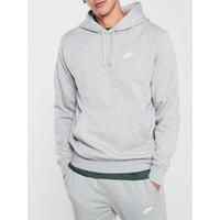Nike Sportswear Club Fleece Overhead Hoodie - Dark Grey | littlewoods.com