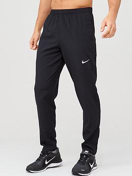 Nike Stripe Woven Running Pants - Black | littlewoods.com