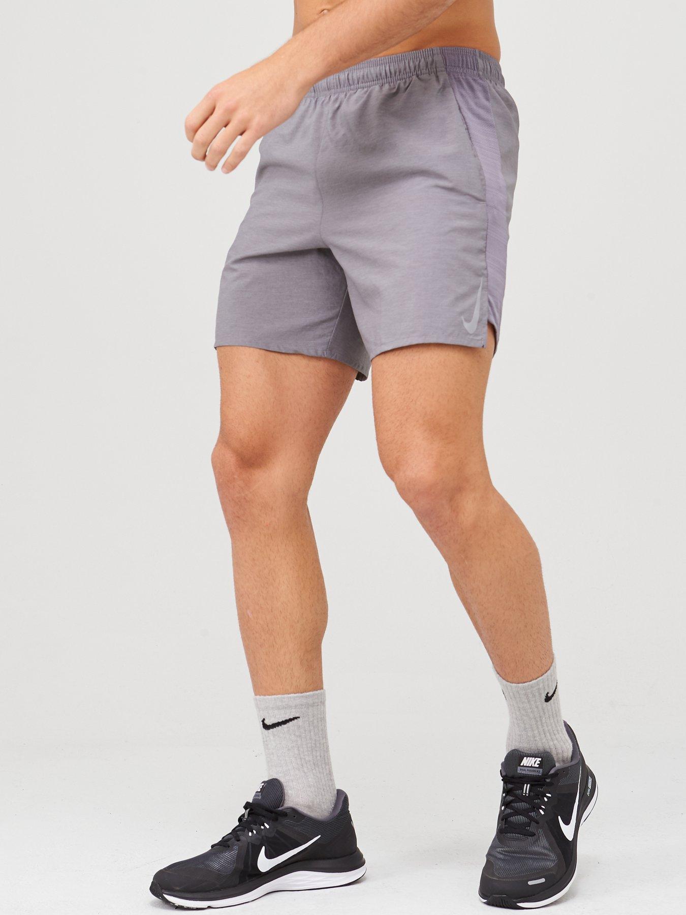 Nike Challenger 7 Inch Running Shorts - Grey | littlewoods.com