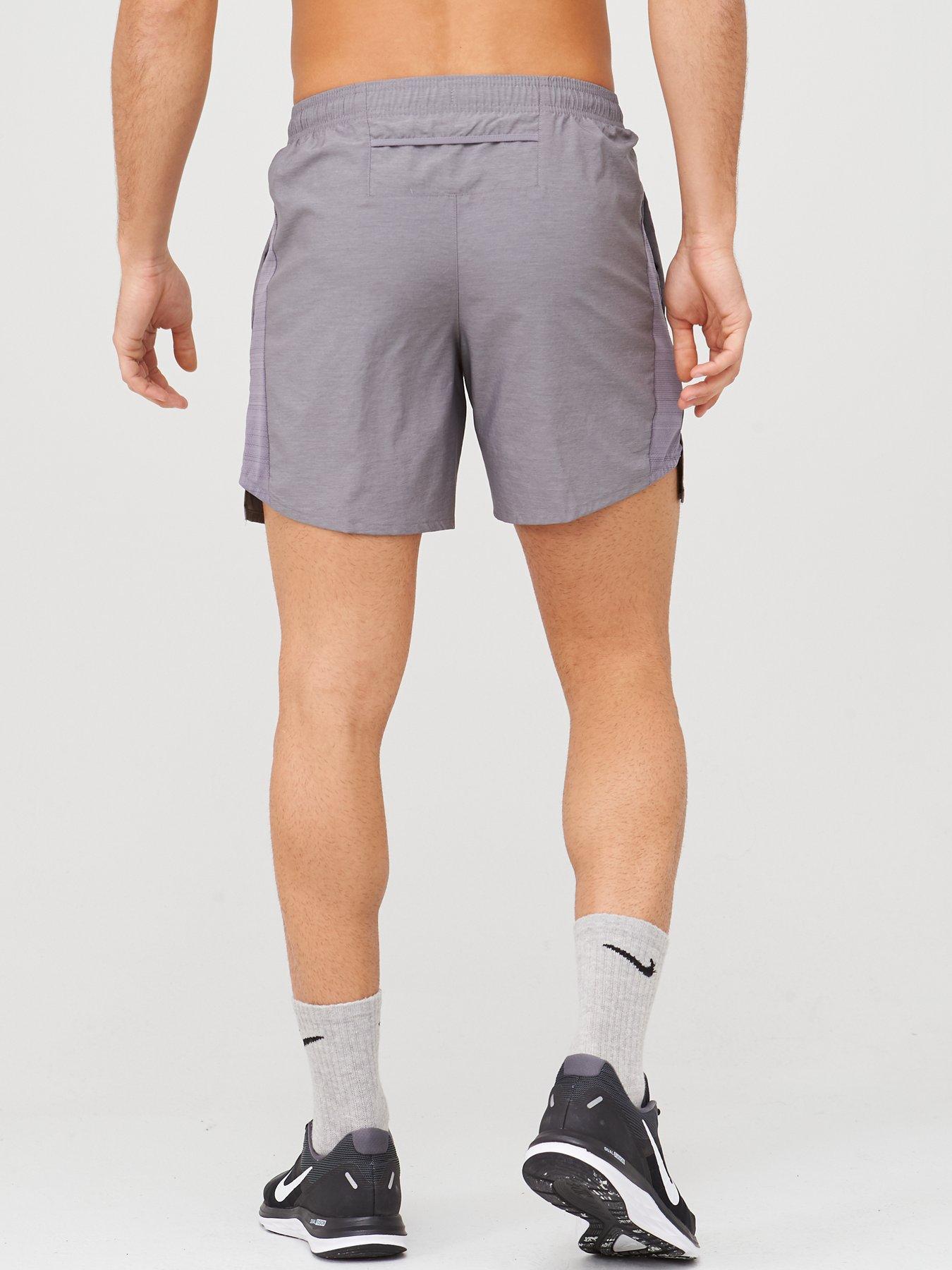 mens grey nike running shorts