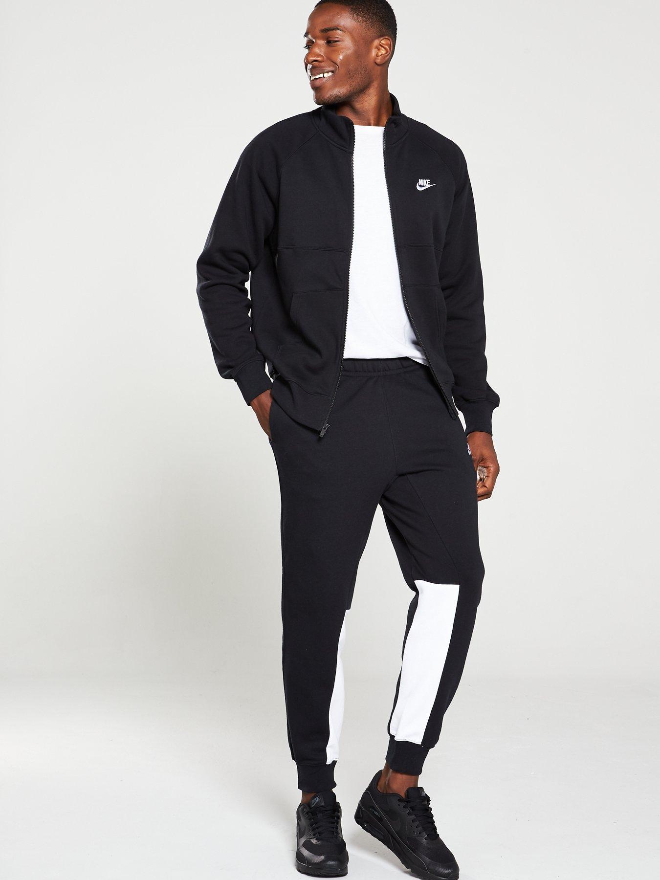 black tracksuit shorts