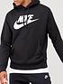  image of nike-sportswear-club-graphic-overhead-hoodie-black