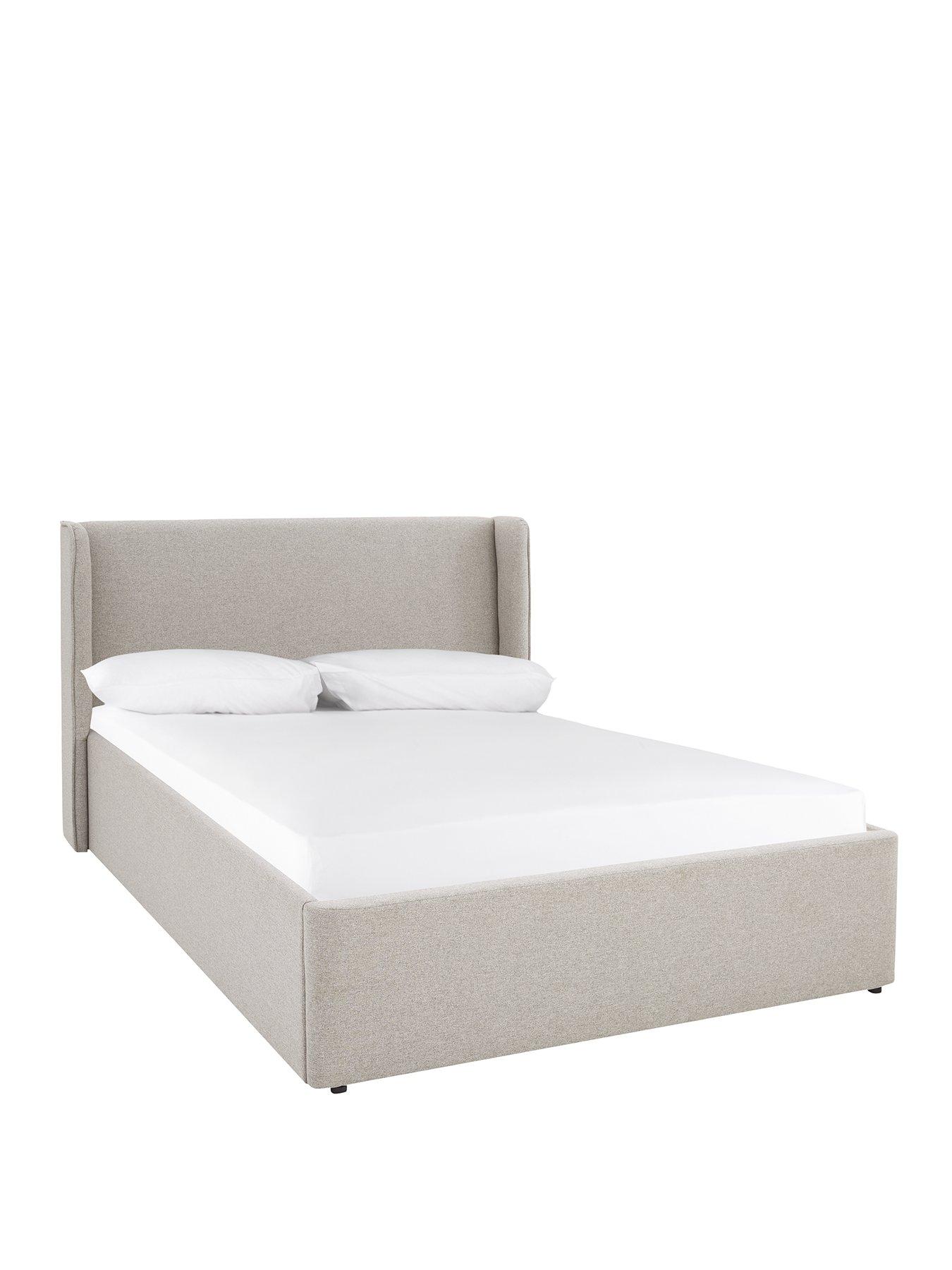 Camden Fabric Ottoman Double Bed Frame